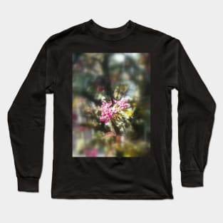 red Malus 'Radiant' crab apple blossoms #11 Long Sleeve T-Shirt